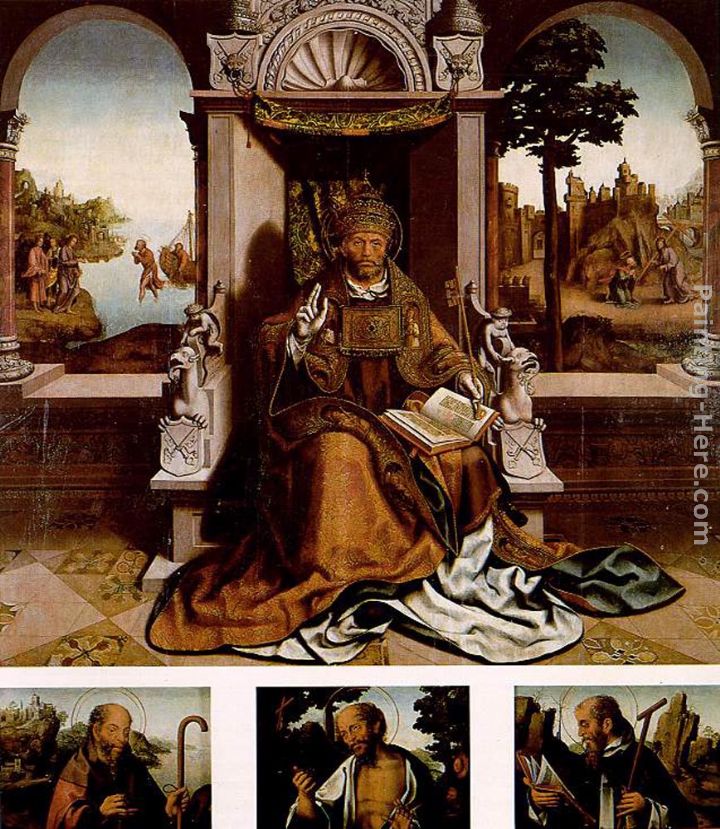 St. Peter painting - Vasco Fernandes St. Peter art painting